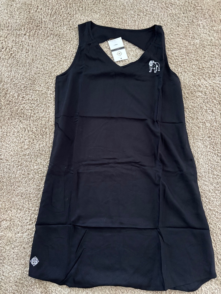 Stewart Simmons Georgia Bulldog Licensed Black And White Dress S Nwt